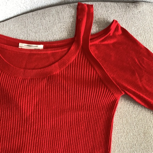 Anthropologie cold shoulder top - Picture 4 of 6